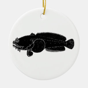 Toadfish - Austern-Kröte Keramikornament