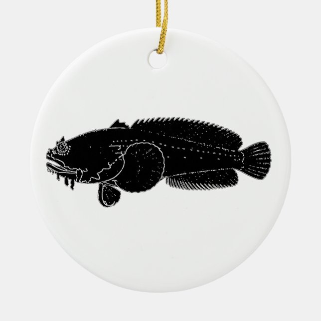 Toadfish - Austern-Kröte Keramikornament (Vorne)