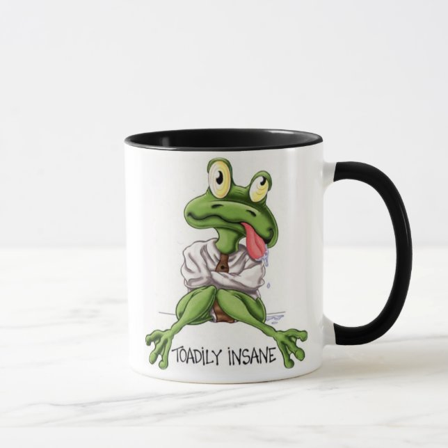 toadily geisteskrank ohne meinen Kaffee! Tasse (Rechts)