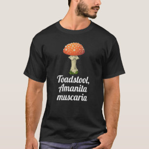 Toadstool Amanita Muscaria Grafik Design T-Shirt