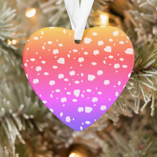 Toadstool Art, Regenbogenfarben Ornament (Baum)