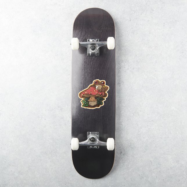 Toadstool Aufkleber (Skateboard)