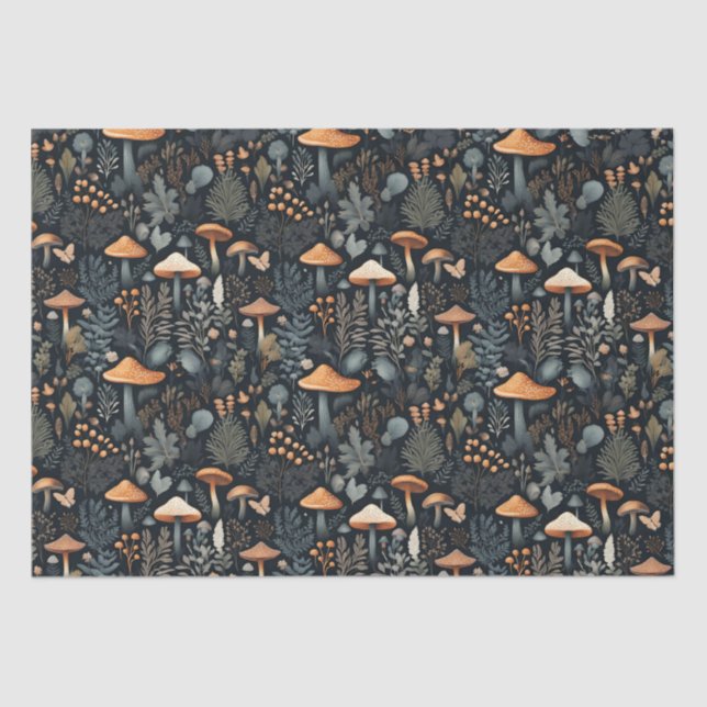 Toadstool Forest Seidenpapier (Vorderseite)