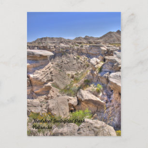 Toadstool Geological Park, Nebraska Postkarte