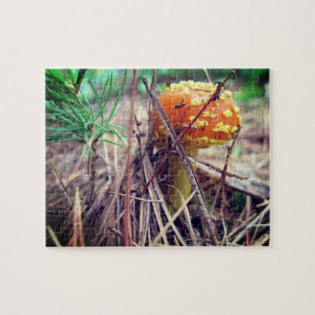 Toadstool Hikers Relaxing Self Care Jigsaw Puzzle (Horizontal)