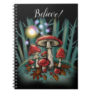 Toadstool mushrooms~ Notizbuch Notizblock