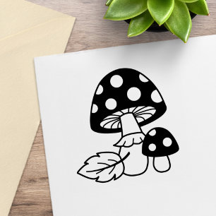 Toadstool Pilze Gummistempel
