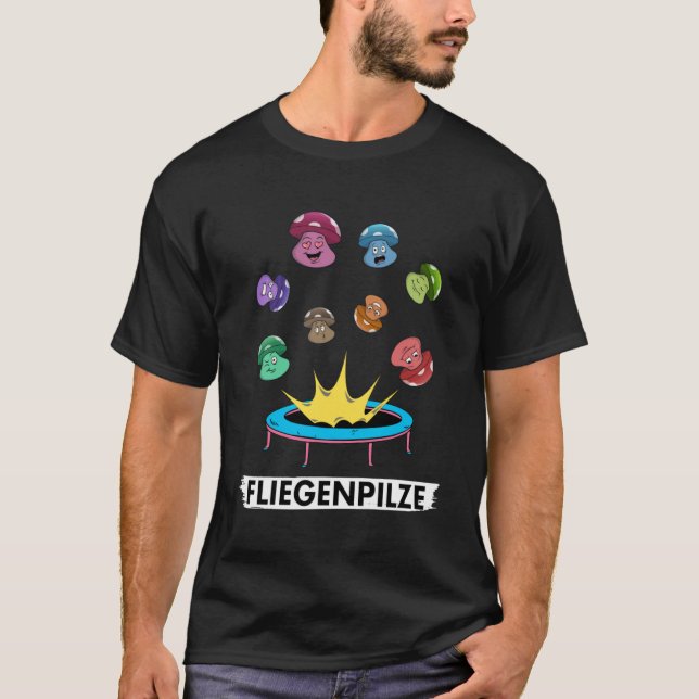 Toadstool - Pilzsammler Pilzspülung T-Shirt (Vorderseite)