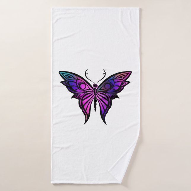 Toalha de Banho (Bath Towel) Borboleta Mística Badehandtuch (Badehandtuch)