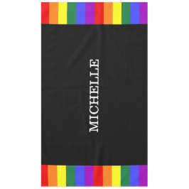Toalha de Mesa Orgulho Gay Rainbow Personalizado Tischdecke