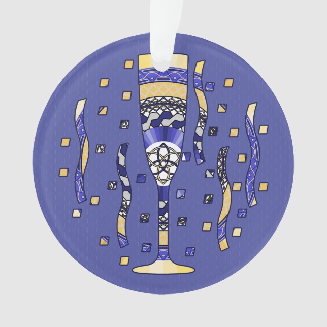 Toast-Akrylorschmuck Ornament (Vorderseite)