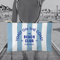 Toast an der Küste Der Beach Club Blue Stripe