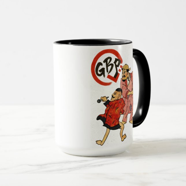 Toast auf den Maccaronin Tasse (VorderseiteRechts)