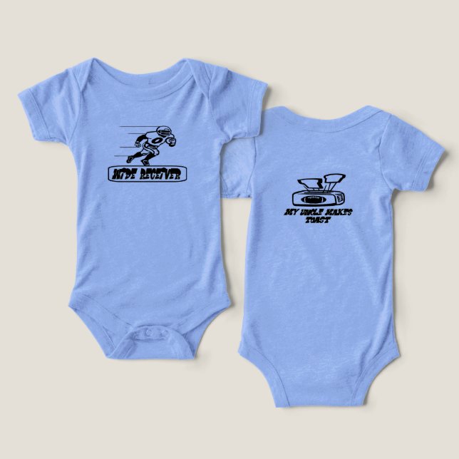 Toast Baby Nephew machen (Design Vorderseite & Rückseite)