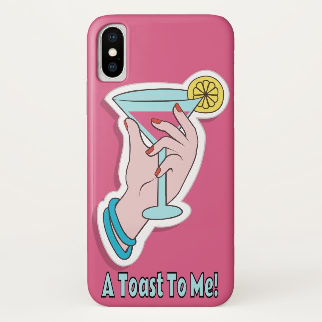 Toast Case Mate Selly There iPhone X Case (Rückseite)