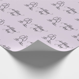 Toast Champagnergläser Hochzeitstagsgeschenke Naht Geschenkpapier