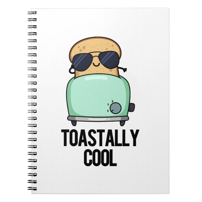 Toast Cooler Toast Pun Notizblock (Vorderseite)