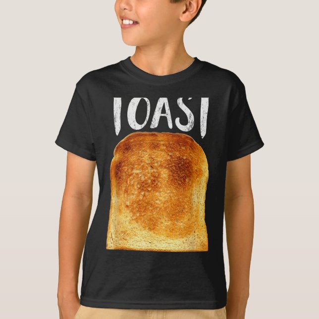 Toast Costume Halloween Funny Bread Lover Christma T-Shirt (Vorderseite)