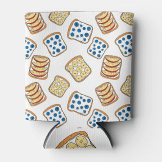 Toast Delight: Nahtloses Muster Dosenkühler