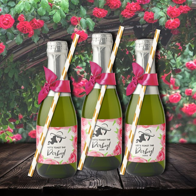 Toast dem Derby! (Let's Toast the Derby! Mini Sparkling Wine Labels)