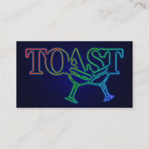 Toast: Electro Lounge Visitenkarte