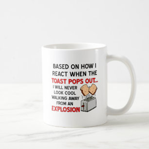 Toast Explosion Lustiger Becher Tasse