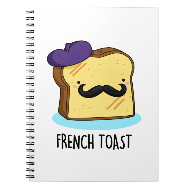 Toast Funny Bread Pub Notizblock (Vorderseite)