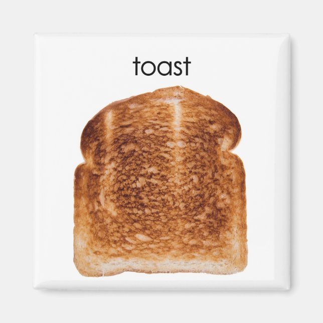 Toast Kühlschrank Magnet (Vorne)