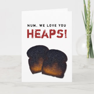 Toast Muttertagskarte Karte