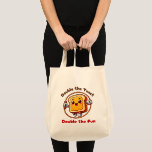 Toast Sandwich Peanut Butter Cartoon Jump Rope Tragetasche