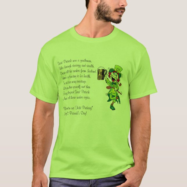 Toast St. Patricks Tages T-Shirt (Vorderseite)