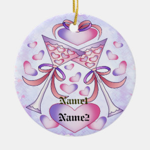 Toast to Liebe Hochzeitsschmuck Keramik Ornament