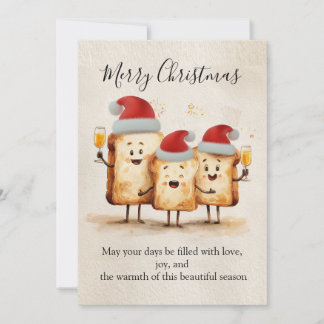 Toast to the Holidays Feiertagskarte