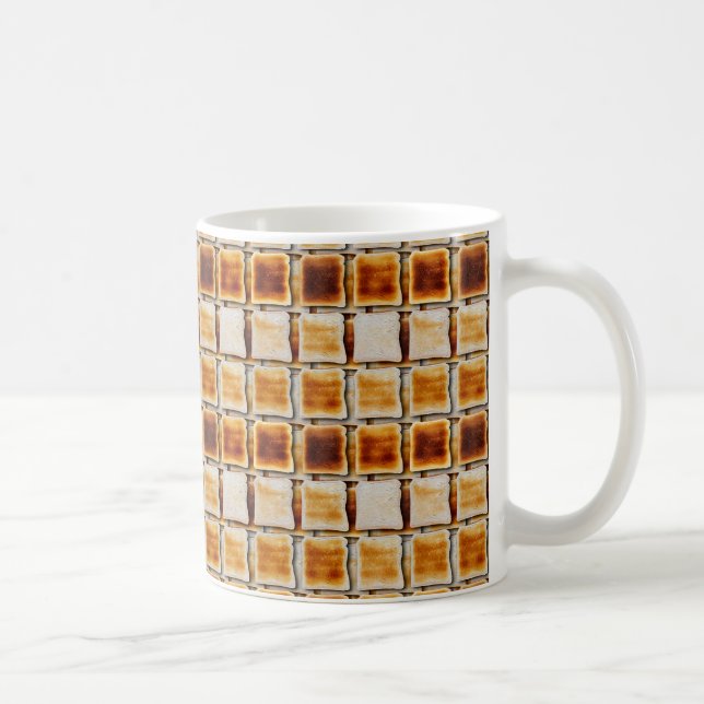 Toast und mehr Toast-Kaffee-Tasse Kaffeetasse (Rechts)