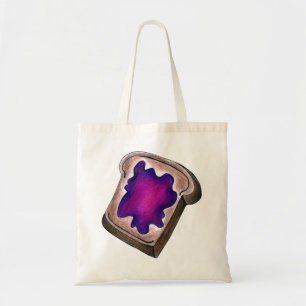 Toast w/Grape Jelly Jam Breakfast Tasche