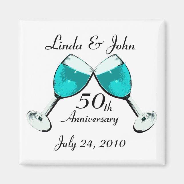 Toast zur Liebe Magnet (Vorne)