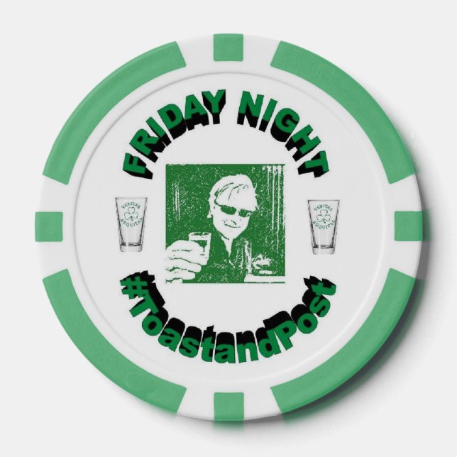 #ToastandPost Poker Chip (Vorderseite)