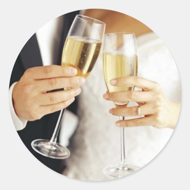 Toastaufkleber Runder Aufkleber (Vorderseite)