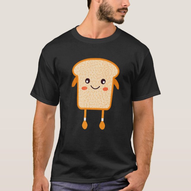 Toastbrot in Scheiben gekocht Frühstück T-Shirt (Vorderseite)