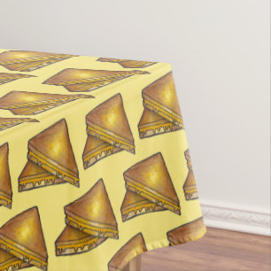 Toasted Cheese Sandwich Lunch Abendessen Tischdecke