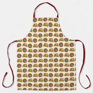 Toasted Cheese Sandwich und Tomatensuppe gegrillt Schürze