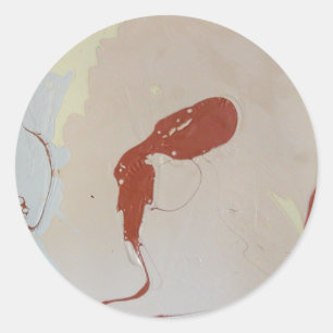 Toasted Marshmallow Tropfen Runder Aufkleber