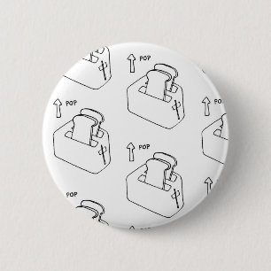 Toaster-Abzeichen Button