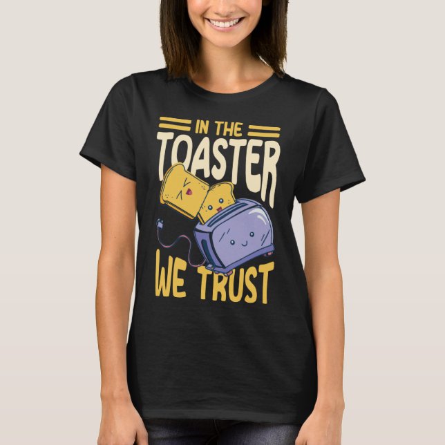 Toaster Kostüm Niedlich Toastbrot T-Shirt (Vorderseite)