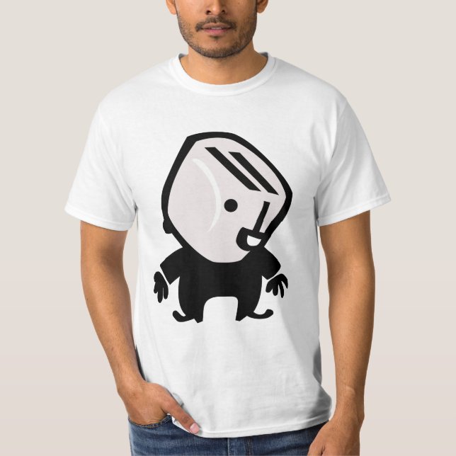 Toaster-Mann T-Shirt (Vorderseite)