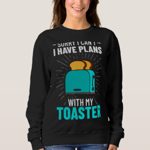 Toaster Oven Toastbrot Toast Maker Puff Sweatshirt