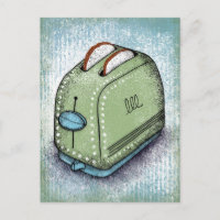 Toaster Postkarte