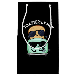 Toasterly Heißer Lustiger Toaster-Wortwitz Dunkler Kleine Geschenktüte