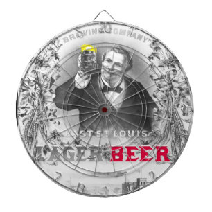 Toasting East St Louis Lager Beer Dartboard Dartscheibe