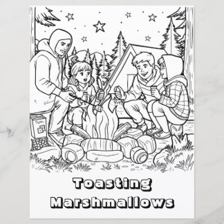 Toasting Marshmallows | Farbseite